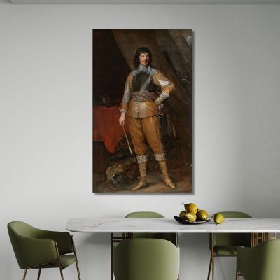 Mountjoy Blount Conte Di Newport Anthony van Dyck, avd55 quadro stampa su tela