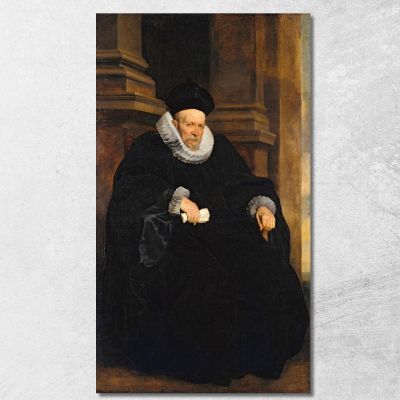 Ritratto Di Gentiluomo Genovese Anthony van Dyck avd63 quadro stampa su tela