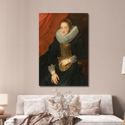 Ritratto Di Una Signora Anthony van Dyck, avd66 quadro stampa su tela