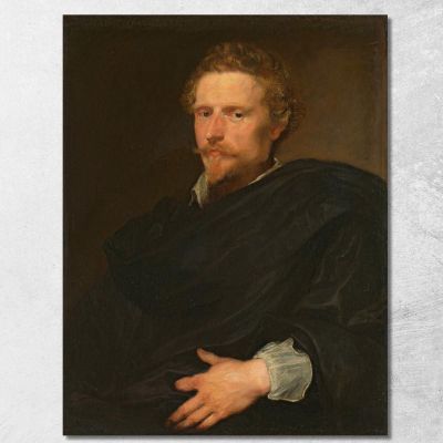 Ritratto D'Uomo 2 Anthony van Dyck avd67 quadro stampa su tela