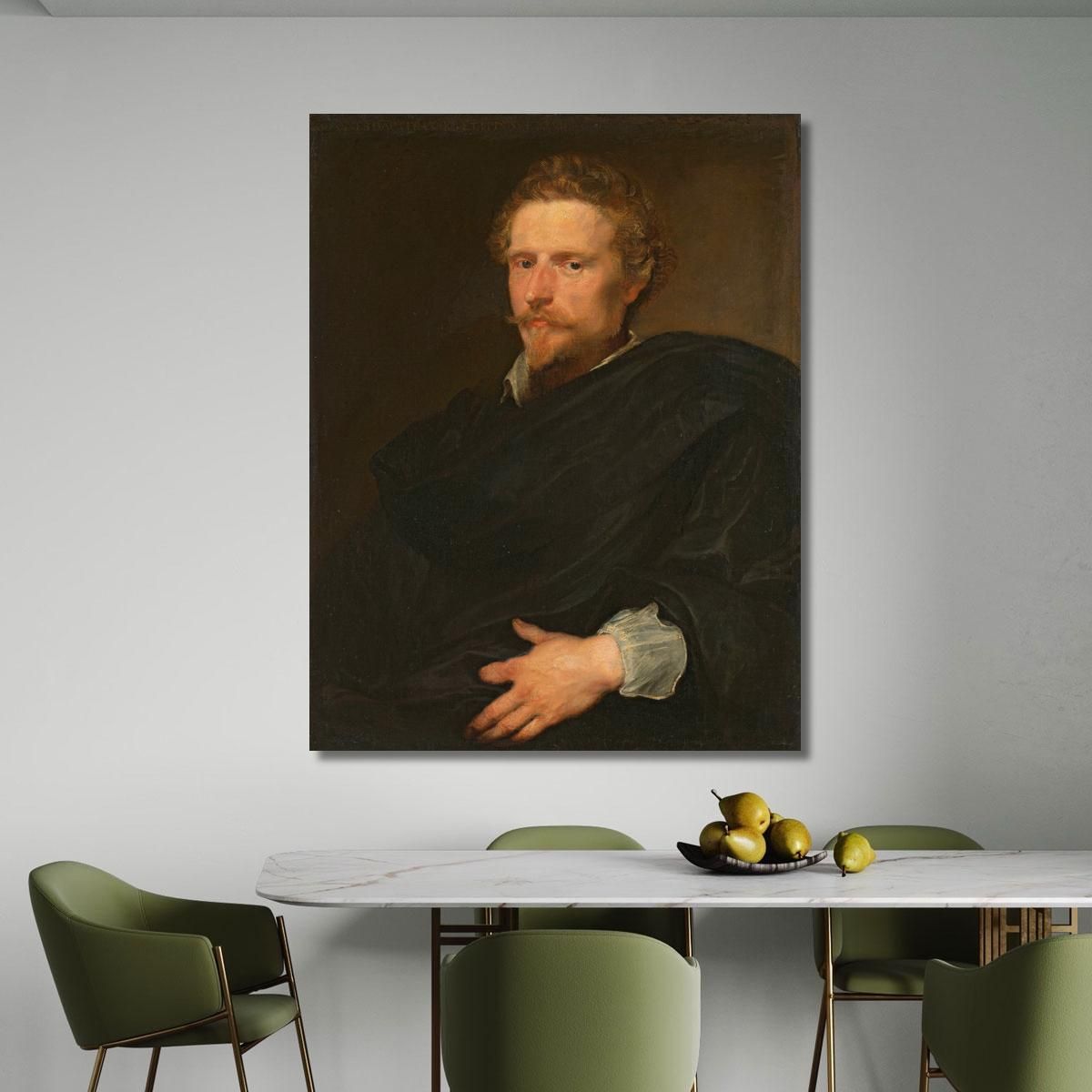 Ritratto D'Uomo 2 Anthony van Dyck avd67 quadro stampa su tela