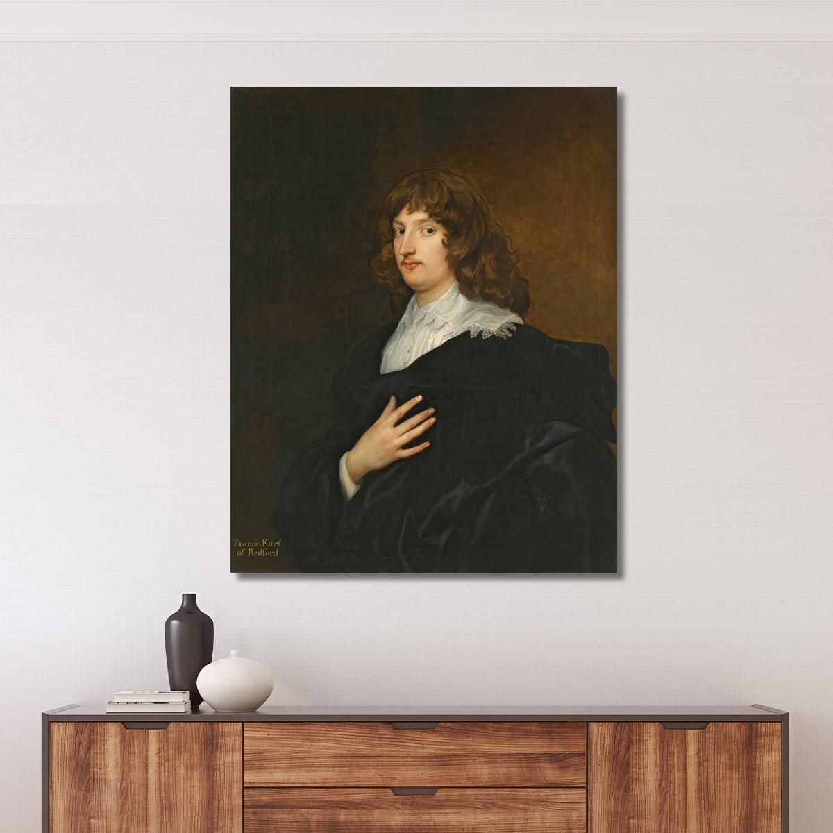 Ritratto Di William Russell 5° Conte E Successivamente Primo Duca Di Bedford Anthony van Dyck avd88 quadro stampa su tela