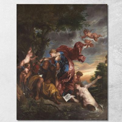 Rinaldo E Armida Anthony van Dyck avd95 quadro stampa su tela