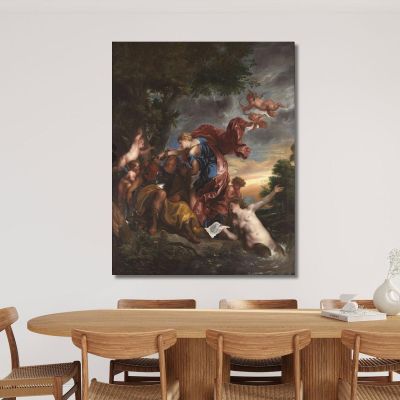 Rinaldo E Armida Anthony van Dyck, avd95 quadro stampa su tela
