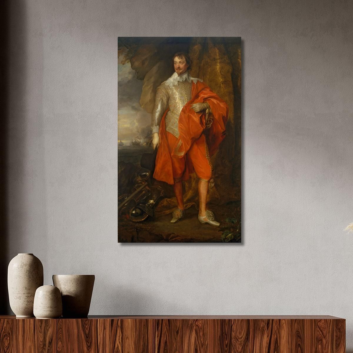 Robert Rich Secondo Conte Di Warwick Anthony van Dyck avd96 quadro stampa su tela