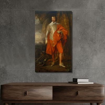 Robert Rich Secondo Conte Di Warwick Anthony van Dyck avd96 quadro stampa su tela
