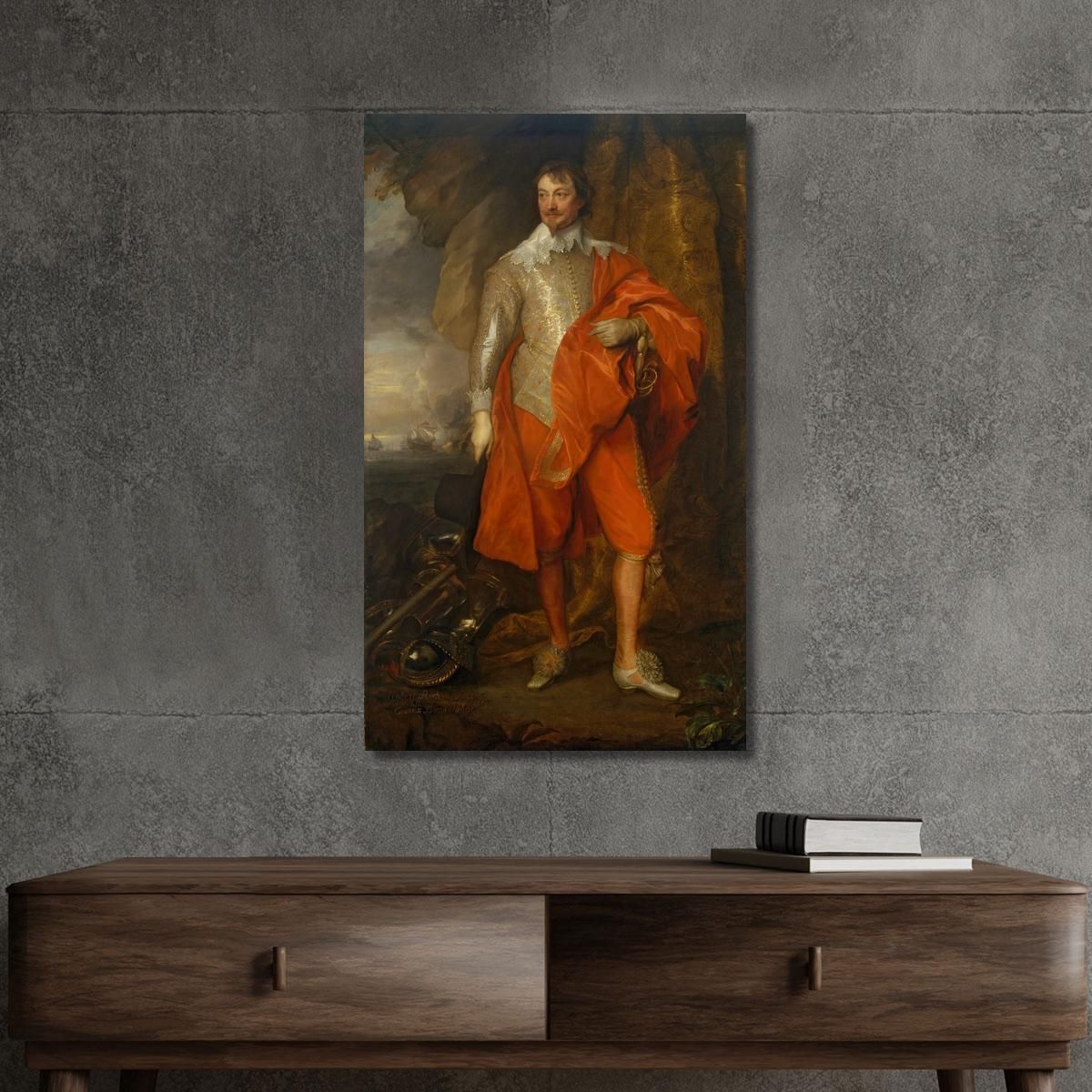 Robert Rich Secondo Conte Di Warwick Anthony van Dyck avd96 quadro stampa su tela
