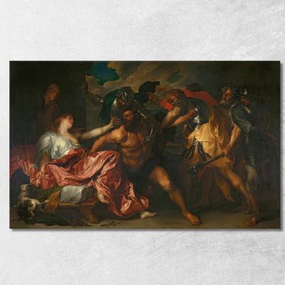 Sansone E Dalila 2 Anthony van Dyck avd101 quadro stampa su tela