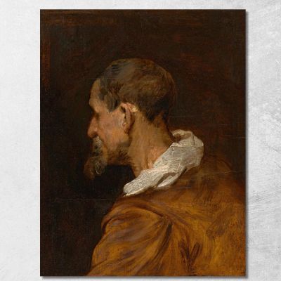 Responsabile Dello Studio Anthony van Dyck avd107 quadro stampa su tela