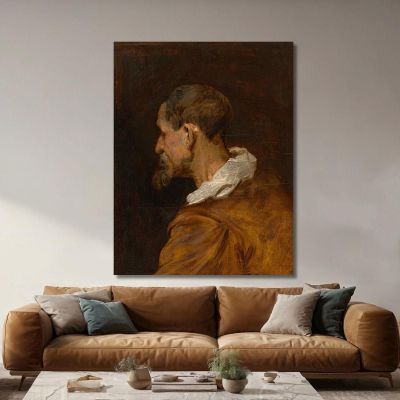 Responsabile Dello Studio Anthony van Dyck, avd107 quadro stampa su tela
