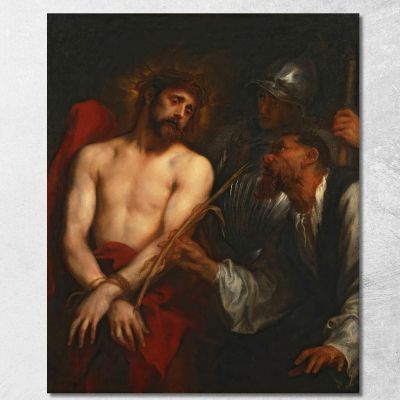 La Derisione Di Cristo Anthony van Dyck avd120 quadro stampa su tela