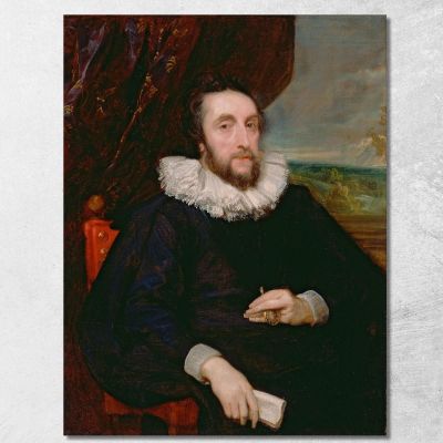 Thomas Howard Secondo Conte Di Arundel Anthony van Dyck avd131 quadro stampa su tela