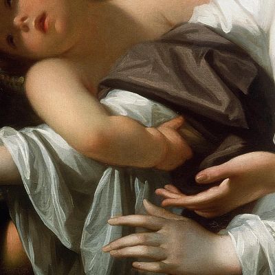 Helen Portata A Parigi Benjamin West bwt27 quadro stampa su tela