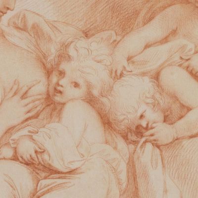 Maternità Benjamin West bwt36 quadro stampa su tela