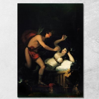 Allegoria Dell'Amore Amore E Psiche Francisco de Goya fgy2 quadro stampa su tela