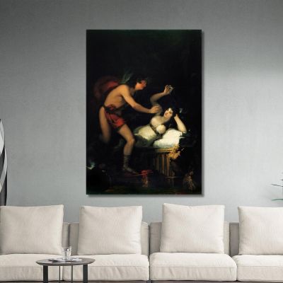 Allegoria Dell'Amore Amore E Psiche Francisco de Goya fgy2 quadro stampa su tela