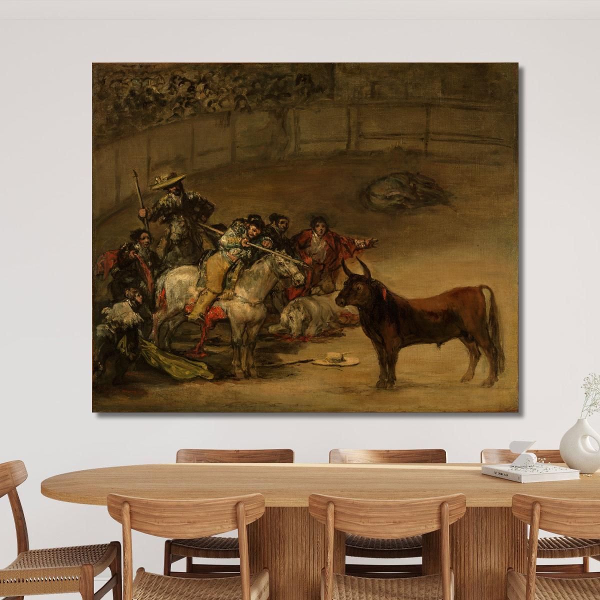 La Fortuna Di Rods Corrida Francisco de Goya fgy10 quadro stampa su tela