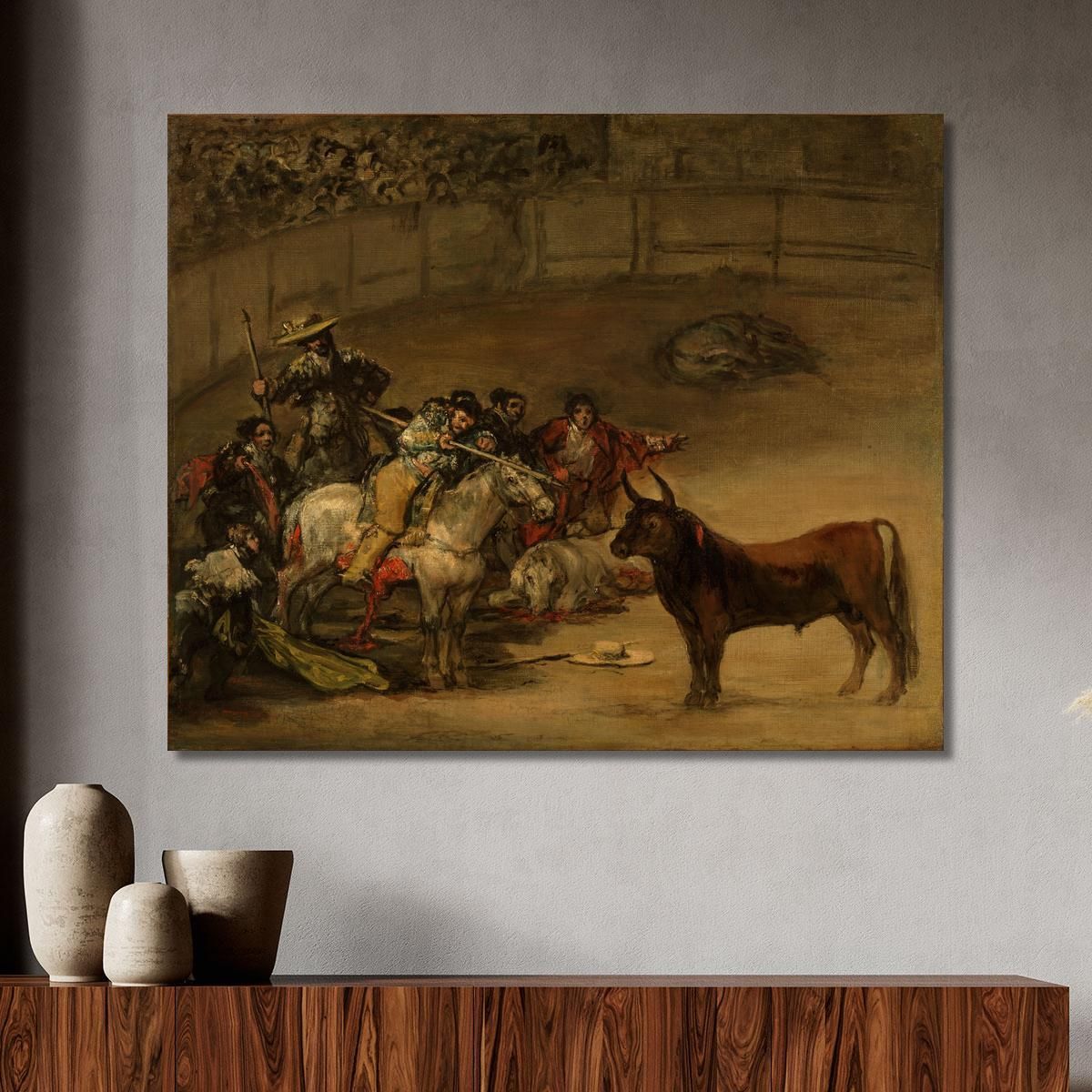 La Fortuna Di Rods Corrida Francisco de Goya fgy10 quadro stampa su tela