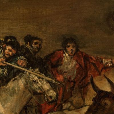 La Fortuna Di Rods Corrida Francisco de Goya fgy10 quadro stampa su tela