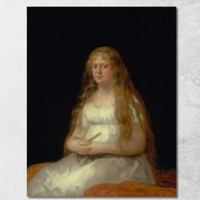 Josefa De Castilla Portogallo E Van Asbrock De Garcini Francisco de Goya fgy29 quadro stampa su tela