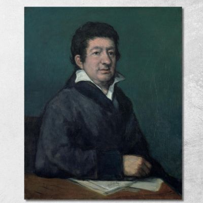 Ritratto Del Poeta Moratín Francisco de Goya fgy52 quadro stampa su tela