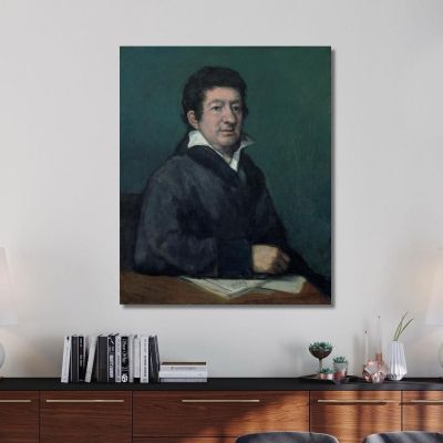 Ritratto Del Poeta Moratín Francisco de Goya fgy52 quadro stampa su tela