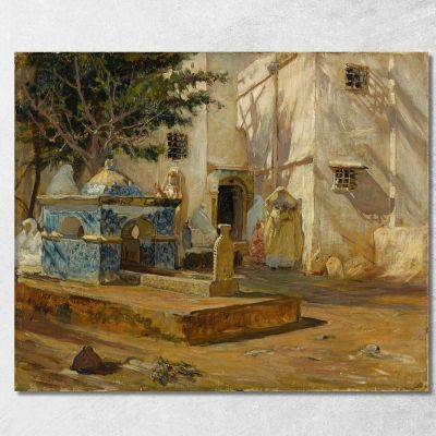 Algeri Mareh Frederick Arthur Bridgman fab6 quadro stampa su tela