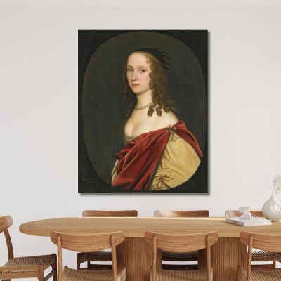 Ritratto Di Una Signora Gerard van Honthorst gvh29 quadro stampa su tela