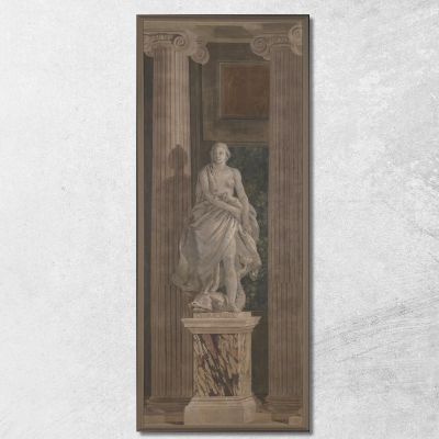 Figura Allegorica Che Rappresenta La Geometria Giovanni Battista Tiepolo gbt5 quadro stampa su tela