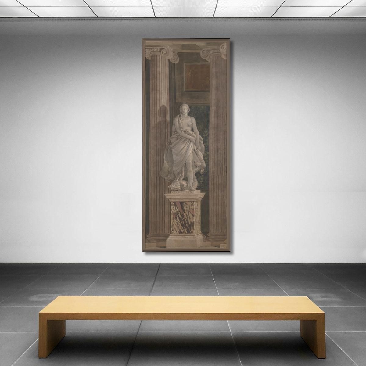 Figura Allegorica Che Rappresenta La Geometria Giovanni Battista Tiepolo gbt5 quadro stampa su tela