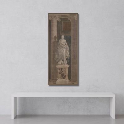 Figura Allegorica Che Rappresenta La Geometria Giovanni Battista Tiepolo gbt5 quadro stampa su tela