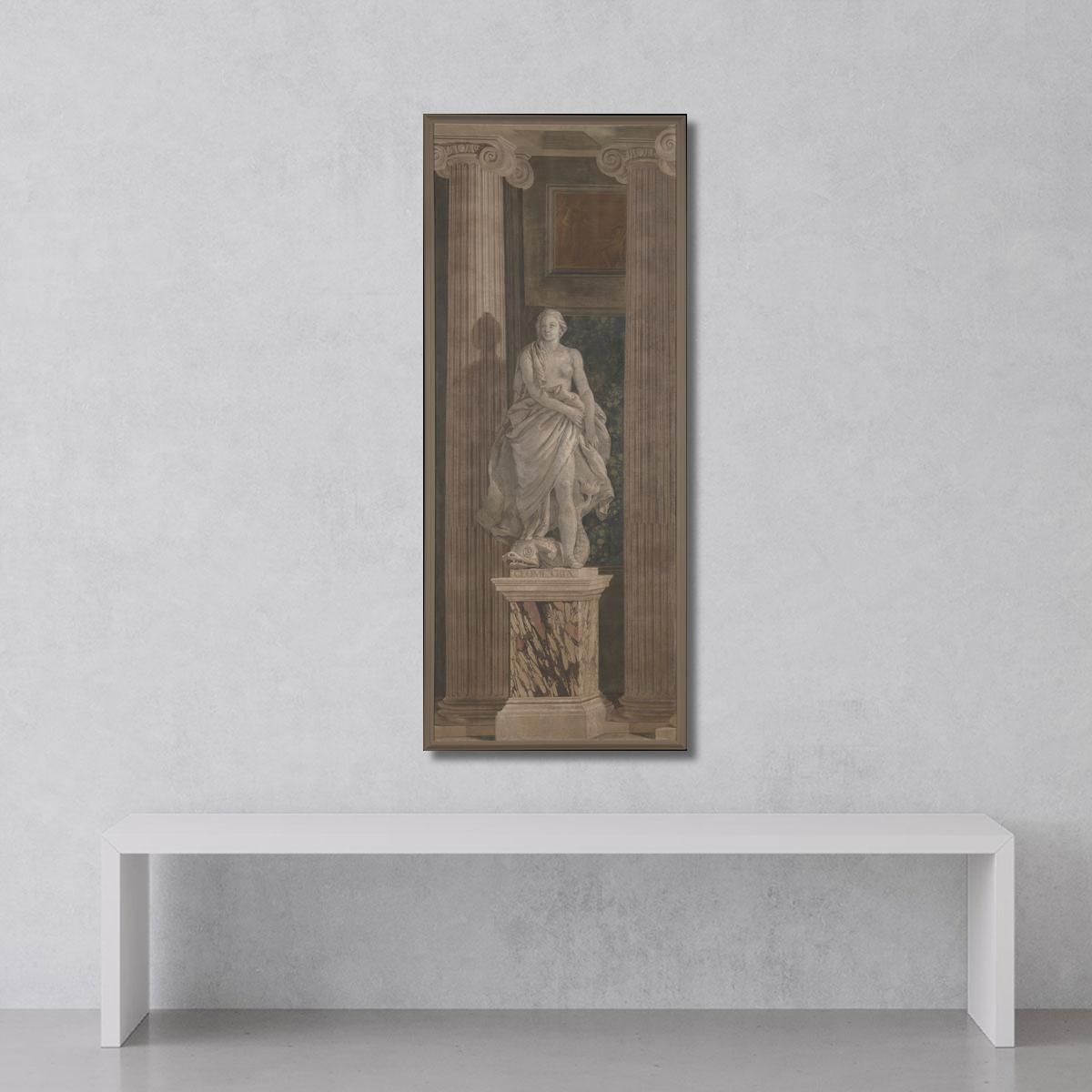 Figura Allegorica Che Rappresenta La Geometria Giovanni Battista Tiepolo gbt5 quadro stampa su tela