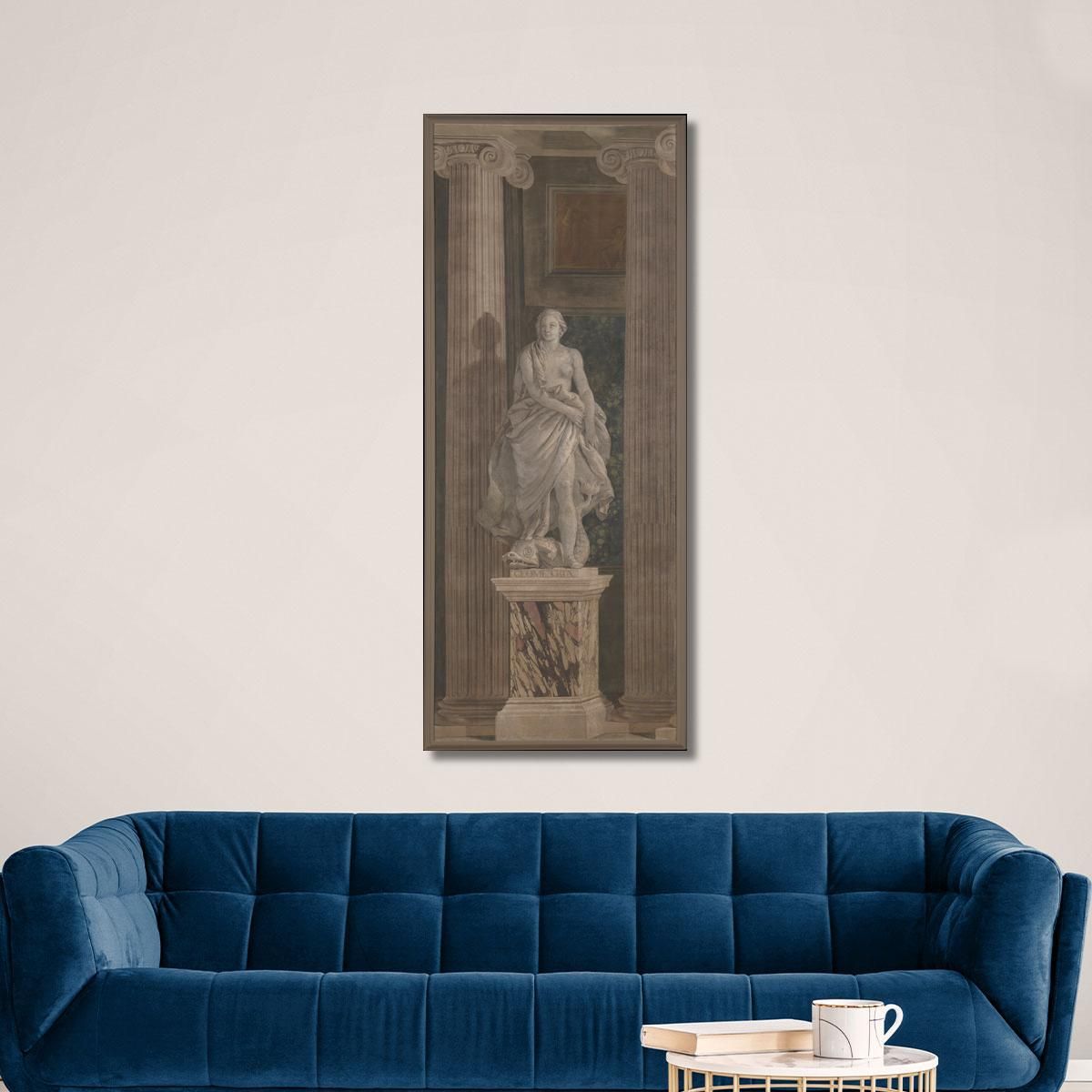 Figura Allegorica Che Rappresenta La Geometria Giovanni Battista Tiepolo gbt5 quadro stampa su tela