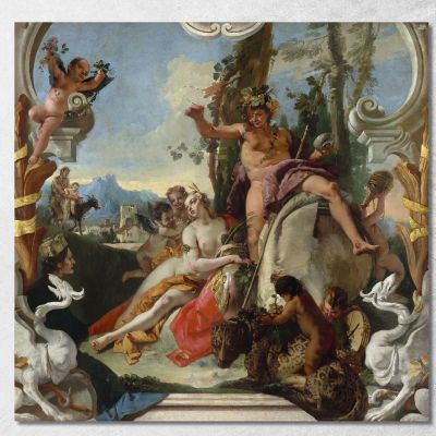 Bacco E Arianna Giovanni Battista Tiepolo gbt15 quadro stampa su tela