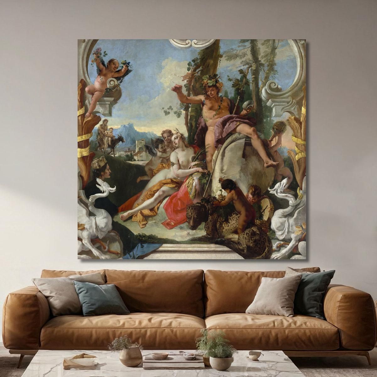 Bacco E Arianna Giovanni Battista Tiepolo gbt15 quadro stampa su tela