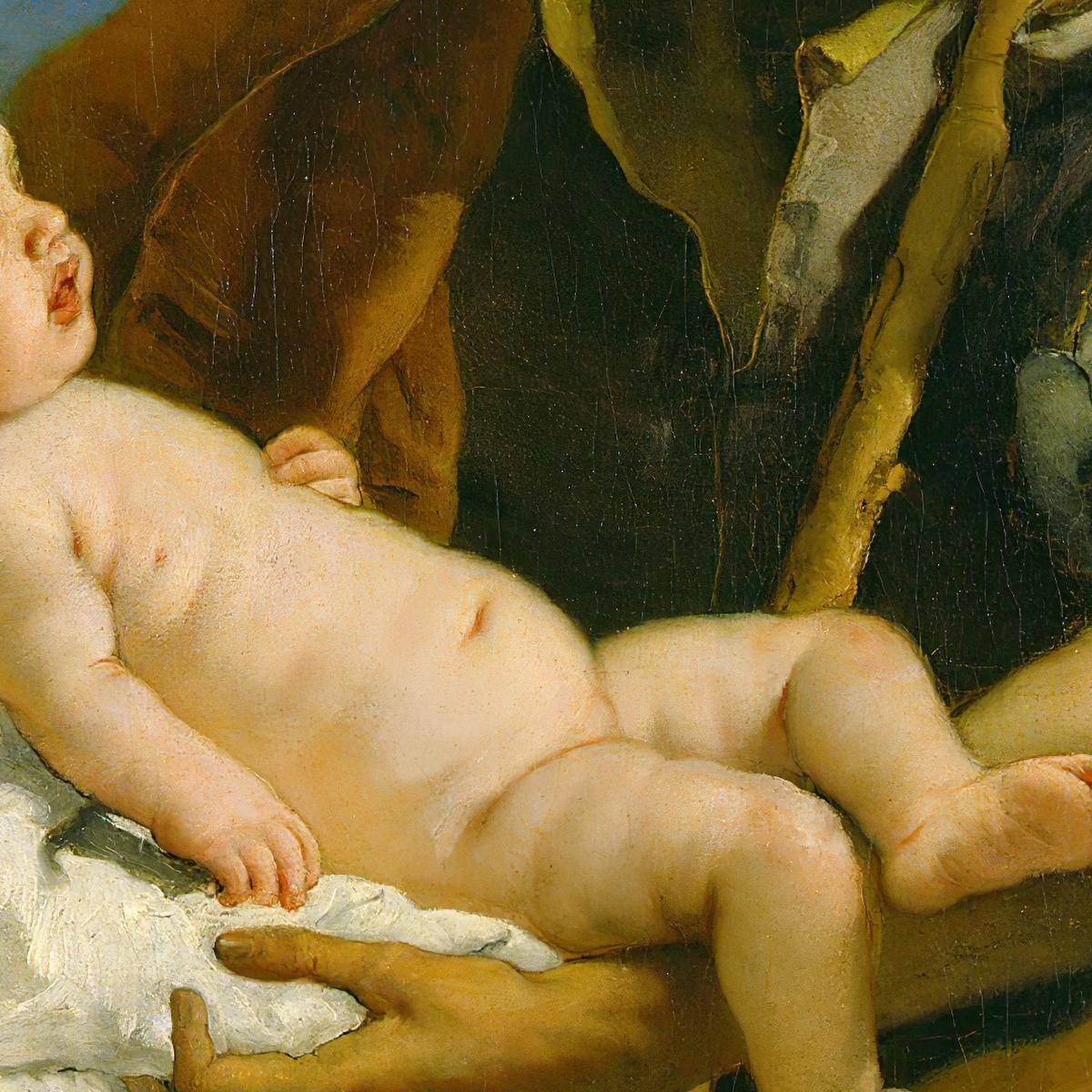 San Giuseppe E Il Cristo Bambino Giovanni Battista Tiepolo gbt30 quadro stampa su tela