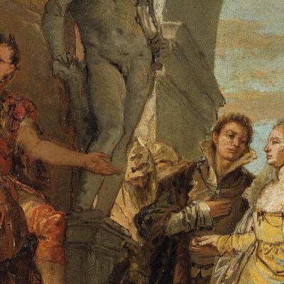 La Continenza Di Scipione Giovanni Battista Tiepolo gbt40 quadro stampa su tela