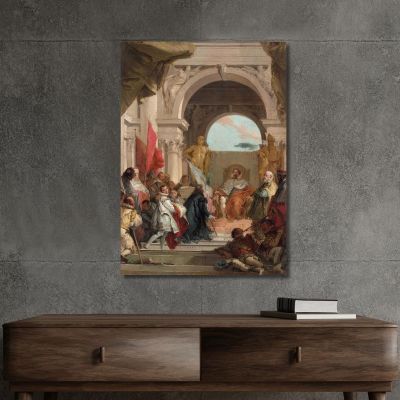 L'Investitura Del Vescovo Aroldo A Duca Di Franconia Giovanni Battista Tiepolo gbt48 quadro stampa su tela