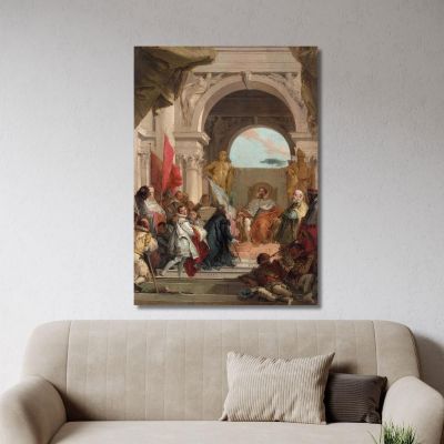 L'Investitura Del Vescovo Aroldo A Duca Di Franconia Giovanni Battista Tiepolo gbt48 quadro stampa su tela
