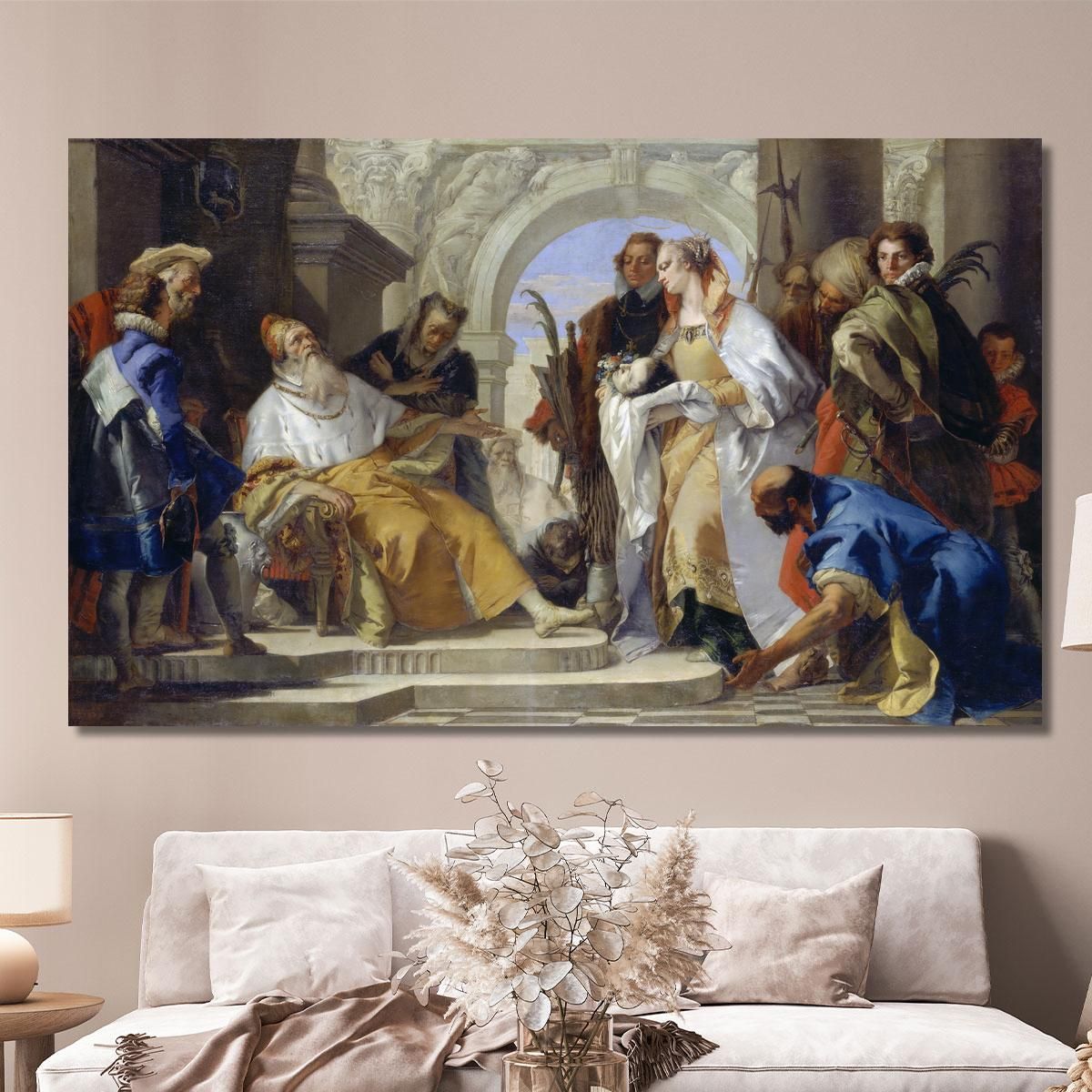 I Santi Patroni Della Famiglia Crotta Giovanni Battista Tiepolo gbt52 quadro stampa su tela