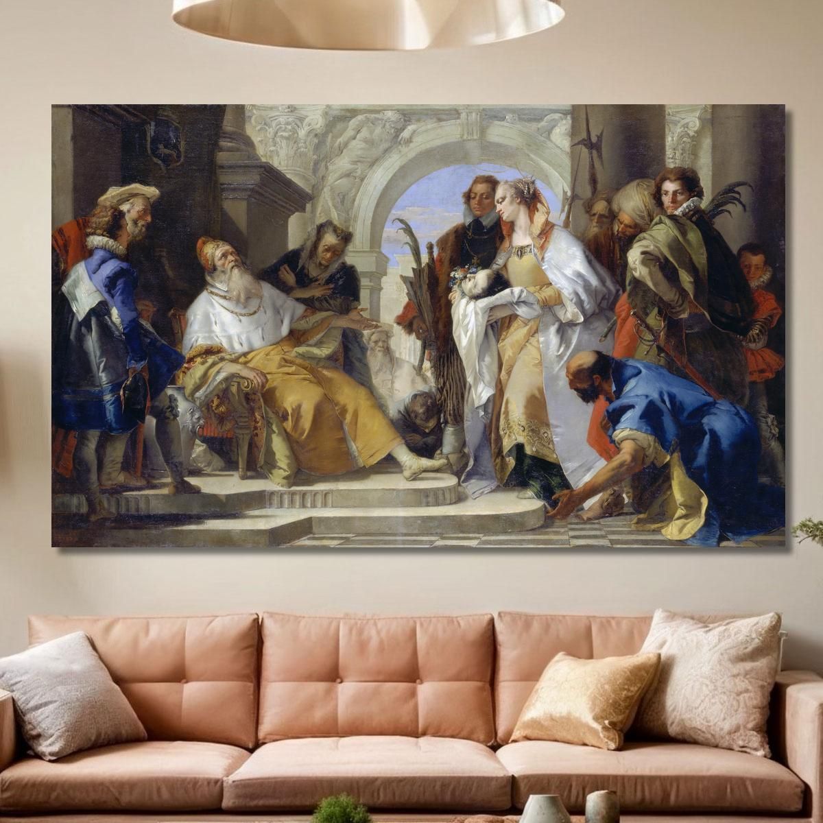 I Santi Patroni Della Famiglia Crotta Giovanni Battista Tiepolo gbt52 quadro stampa su tela