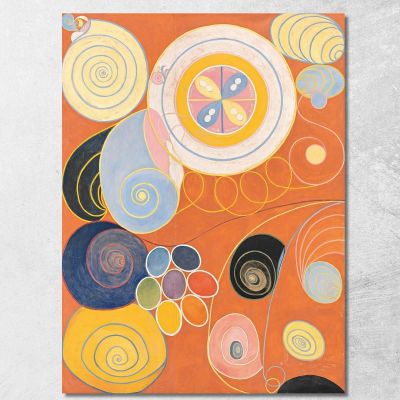 Gruppo Iv N. 3. I Dieci Giovani Più Grandi Hilma af Klint hak8 quadro stampa su tela