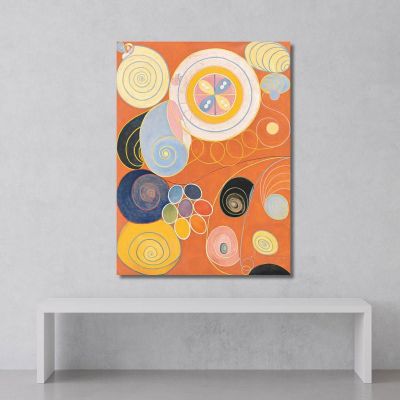Gruppo Iv N. 3. I Dieci Giovani Più Grandi Hilma af Klint hak8 quadro stampa su tela