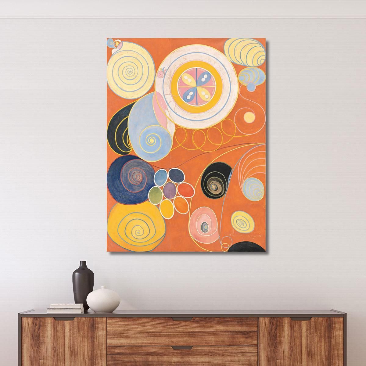 Gruppo Iv N. 3. I Dieci Giovani Più Grandi Hilma af Klint hak8 quadro stampa su tela