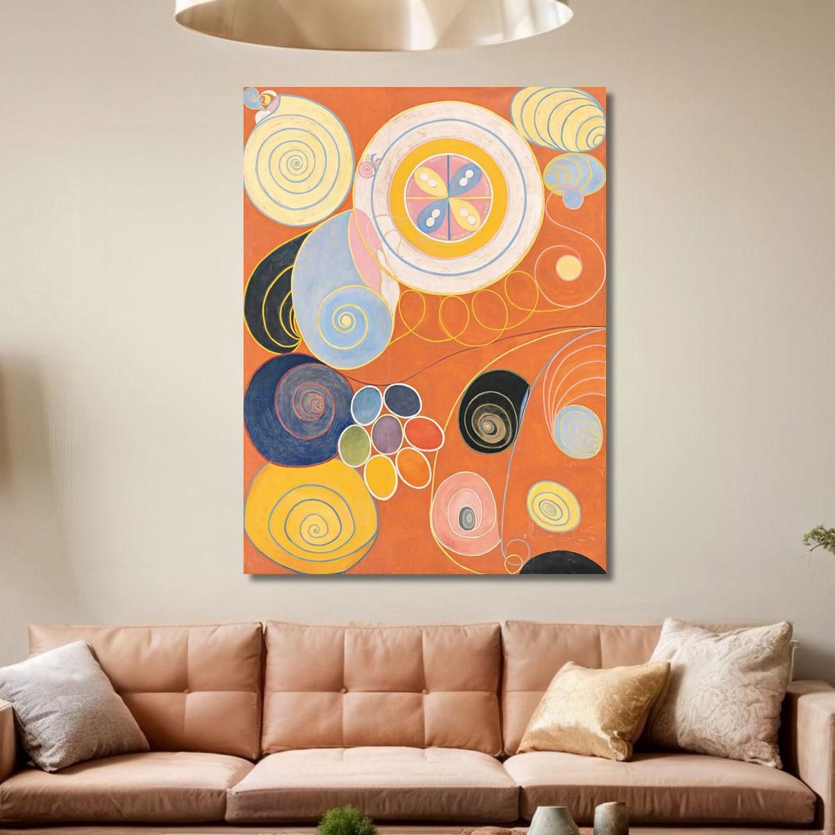 Gruppo Iv N. 3. I Dieci Giovani Più Grandi Hilma af Klint hak8 quadro stampa su tela