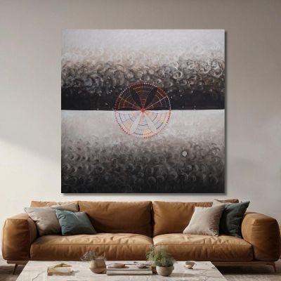 Il Cigno N. 10 Gruppo Ix-Suw Hilma af Klint hak23 quadro stampa su tela