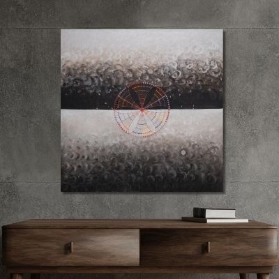 Il Cigno N. 10 Gruppo Ix-Suw Hilma af Klint hak23 quadro stampa su tela