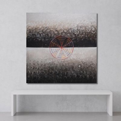 Il Cigno N. 10 Gruppo Ix-Suw Hilma af Klint hak23 quadro stampa su tela
