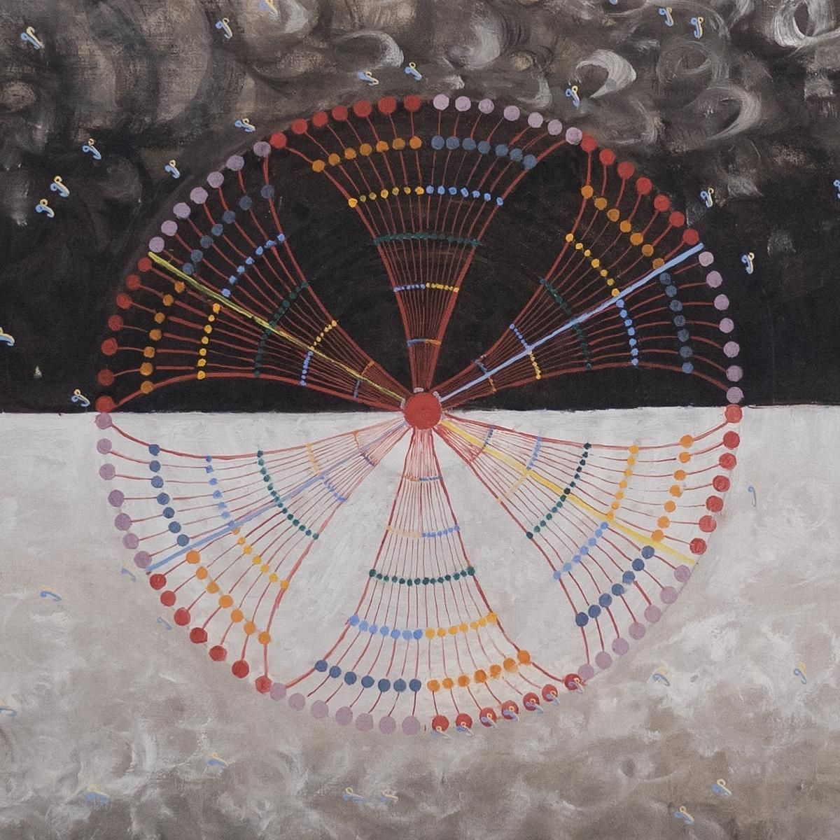 Il Cigno N. 10 Gruppo Ix-Suw Hilma af Klint hak23 quadro stampa su tela