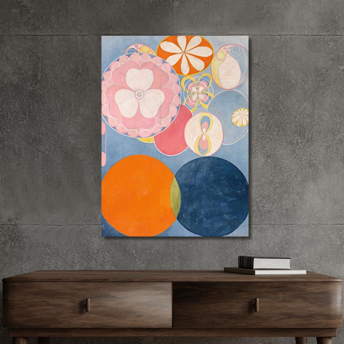 Le Dieci Più Grandi Infanzie N. 2 Hilma af Klint hak27 quadro stampa su tela